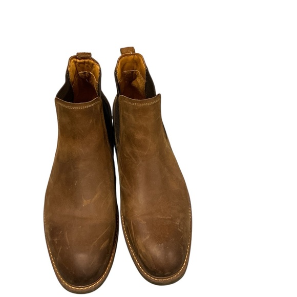 Florsheim Dark Brown Leather Ankle Boots